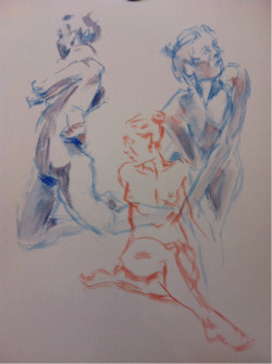 Gesture poses from this morning. 5 minute poses.