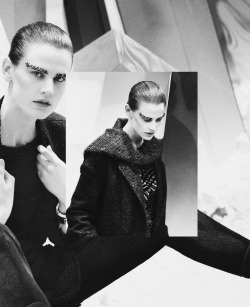 modne:  Saskia De Brauw for 31 Rue Cambon by Chanel S/S 2012, by Paul Maffi 