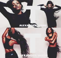 azealiaxbanks:  Azealia Banks ‘T’ by Alexander Wang Campaign Promotional Poster. 