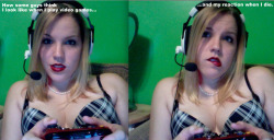 xmissychrissyx:  evrel:  lithefider:  vixen7:  vixen7:  Gamer gurrrl vs. Girl Gamer.  (both pictures are of me)  Guys…guys…GUISE… THE NOTES.  Gpoy  THIS IS THE SAME PERSON LIKE WOW  This is beyond true. I have my hair up right now, messy, no make-up,