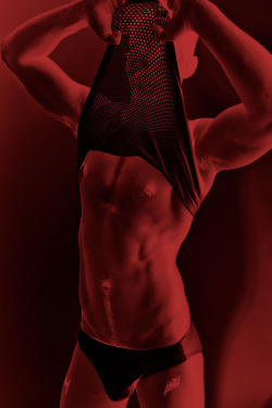 OBSIDIAN PROJECT (mesh male exposed - rouge) | photography by landis smithers