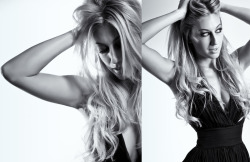 OBSIDIAN PROJECT (blonde and agent provocateur gown - hair) | photography by landis smithers