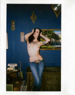 &hellip;and then the flash fired. Krysta Kaos shot by Timothy Patrick Fuji Instax 210