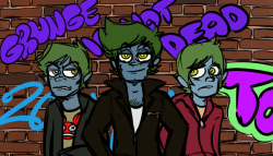 Oh my gosh I redid a picture of Suscalio and his great brothers, also GRUNGE IS NOT DEAD