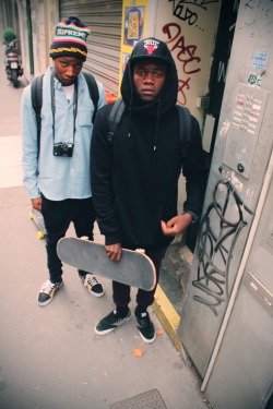 realmenwearblack:  2 Riders in Nantes,FR  »»CLICK FOR MORE««  Swag
