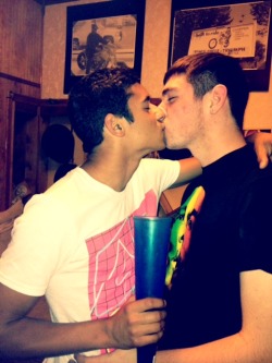 fuckyeahgaycouples:  This is me (left) and tristian (right). When I blew out my candles for my birthday this year, all I wished for was him, and him is what I got. :) http://tiger-huffs.tumblr.com/ 