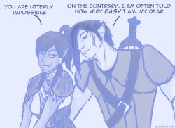 adjustedbiscuit:  Tahnorra Week. Day 1: AU, Dragon Age universe.  That’s a Zevran quote, I thought it was fitting lol. This idea has actually been with me since I made this art.  But I just remembered it that’s why its so late. Sorry!  
