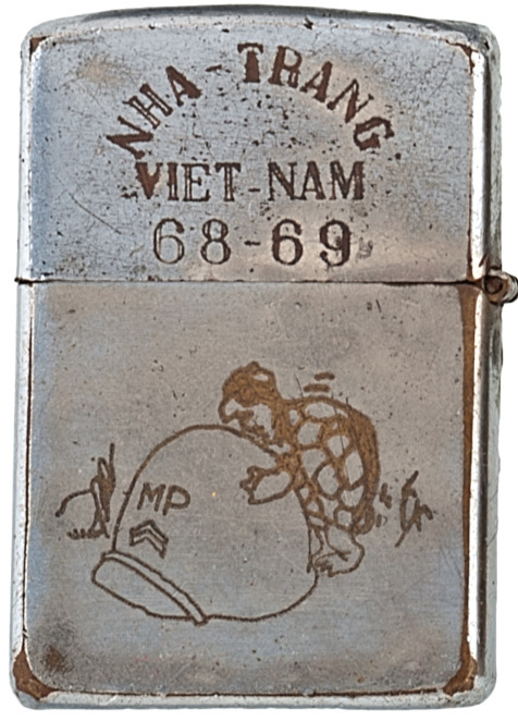 shipwrecktrain:  Zippo lighters from the Vietnam War. 