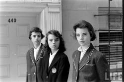 Teenage schoolgirls photographed by Nina