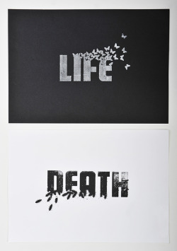 type-lovers:  LIFE / DEATH Designed by Scott Malcom