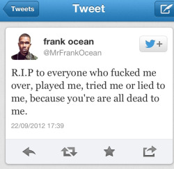 cavemanklest:  onlyygirlinthewrld:  Come to think of it…could not have said it better…  The actual frank ocean probably could have..