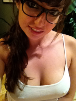 lupin-lady:Surprise followers, I got my nipples pierced. :)