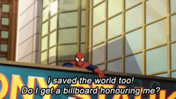 fuckyesdeadpool:  Remember that time Spiderman got a billboard and then Marvel graffitied it to advertise Deadpool’s game?  