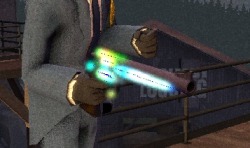 Thunder mountain why? Why do you hate the Big Kill? and glasses? it is not a laser gun it is a bullet gun that fire bullets