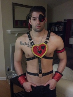 rj4gui4r:Me as The Knave of Hearts at an Alice in Wonderland party.