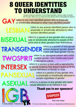 itgetsbetteryk:  Some of our handy handouts designed to help people learn about queer issues and identities! 