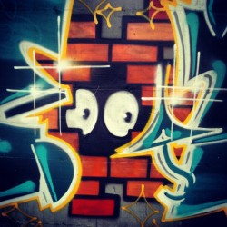 cyberdee:  #paintedwall #streetart #graffiti