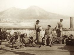 homo-online:  “In 1876, when he was twenty and suffering from what was likely tuberculosis, Wilhelm von Gloeden left Germany for a life in Taormina, Sicily where, depending on your view, he became a great photographer, a pornographer, or a pioneer of