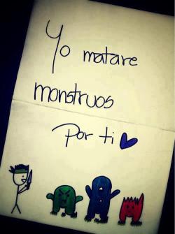 Happywithlittlethings:  Es-Pera:  I-Kill-Monsters-For-You:  Como Todos Contaban Sus