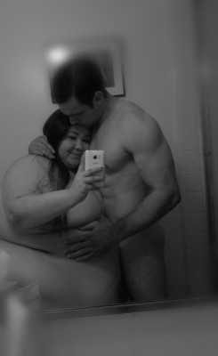 cheekyzaftig:  fuckyeahfatchicksskinnyguys:  I’m 5’2 410lbs, he’s 6’ 210lbs of muscle. I’m his dream girl and he’s my dream man. Fuck Yeah! Fat Chicks &amp; Skinny Guys - Submit Your Photos: http://fuckyeahfatchicksskinnyguys.tumblr.com/