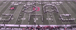 nowiknowtherestofyou:  buzzfeed:  Ohio State’s marching band is seriously mind-blowing.  I will have no respect for our band until they can do this. 