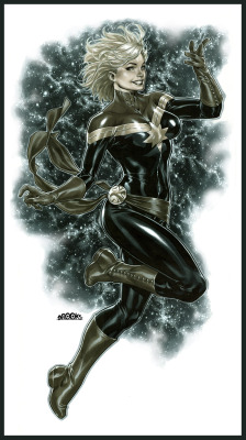 carolcorps:  Captain Marvel by `diablo2003 Captain Marvel commission by Mark Brooks.  He’s awesome.  Seriously.  Check that picture out. Then click on his link and follow his stuff. 
