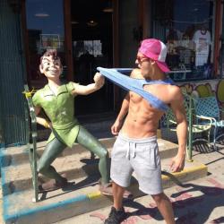 cramp:  Peter Pan has good taste in men 