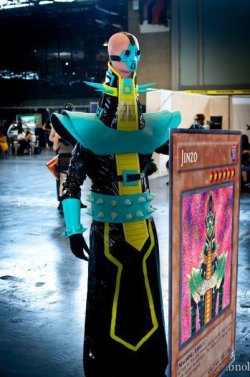 vizardvalor: Jinzo-ception, Jinzo is one of my fav yugioh cards because he disabled trap cards from  being used. Cosplayer: Vilvio 