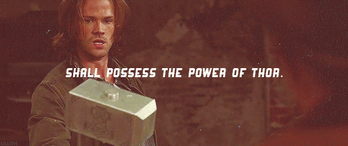  #pls and you know sammy stole dean’s thor adult photos