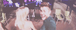 firstmarch-deactivated20220701:  Justin Bieber fangirling over the same blonde girl in BAAB. 