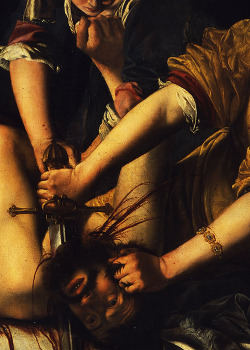  Artemisia Gentileschi, Judith Slaying Holofernes (detail), ca. 1611-2 