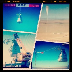 #REDBULL stratosphère Félix Baumgartner va sauter de la stratosphère amazing jumper looking that. (Pris avec Instagram)