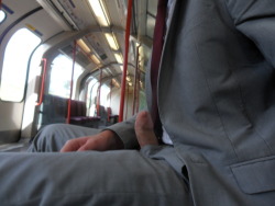 4skindelight:  My uncut cock on the tube ;) 