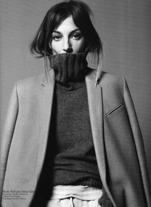 niconovito:  I think I’ve posted this photo of Phoebe Philo by David Sims here several years ago. But hell—I’m never going to be tired of her.
