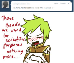 askflamel:  karuna-tan:  askflamel:  NEXT QUESTION PLEASE!! &gt;///A///&lt;  Flamel, that’s gay. *pats*  N..No… It’s not… It’s just for research &gt;A&lt;   D'aww, but it&rsquo;s adorable. ~ Living in a denial doesn&rsquo;t suit a fine scientist