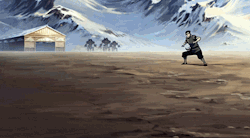 leapingbanshee:  I’ve giffed this scene a couple of times but I’ve never really talked about how much I like it because look at the way Bolin is bending the earth. His footing is unsteady, and at one point he does a little hop off of the ground to