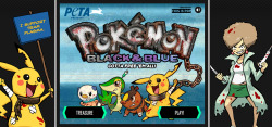 Am I late to this? Did anyone else see this? Oh my god I just found out about this and it&rsquo;s ridiculous. PETA made a Pokemon Black and White parody called Pokemon Black and Blue, and it&rsquo;s about how Pokemon are revolting against their trainers
