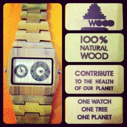 Just got my @WeWood watch in the mail! #100%wood #natural #wood #watch #jewelry #instaphoto #cool #flava