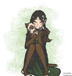 lovechafes:  I’m still tickled by the idea of Merrill having a cat