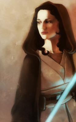 bitches-get-stuff-done:  Padme Jedi by mary_chan
