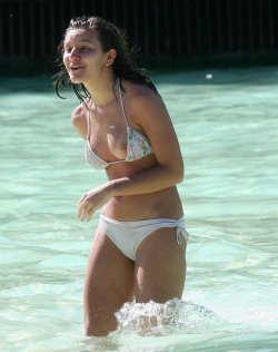 voyeurwatcher001:  only-nudity:  Swimming pool girlhttp://only-nudity.tumblr.com/  Nipple slip of a teen 