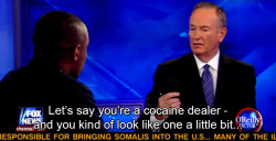 anothercleverjedimindtrick:   Racism in its PUREST form.  My favorite thing about this was Lamont’s response. &ldquo;As do you.You know, you actually look like a cocaine user.” 