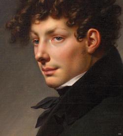 hadrian6:  Portrait of a young man as a hunter. 1811. Anne Louis Girodet de Roucy-Trioson. 