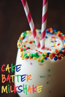 gastrogirl:  cake batter milkshake. 