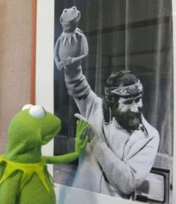 Kermit paying tribute