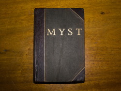 sturmpony:  gamefreaksnz:  A real Myst book  This is a project I’ve been working on for six years - a replica linking book from the video game Myst. Inside the book is a full desktop computer, completely self-contained without any external wires or