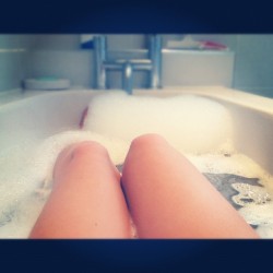 Chaaryoung:  Just What The Doctor Ordered #Bath #Girl #Legs #Bubbles #Water #Ill