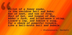 Shakespeare said it first, and often best