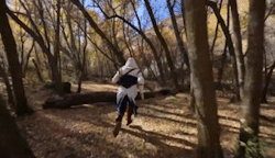 eateggsforlunch:  bootymaster:   Assassin’s Creed 3 Meets Parkour in Real Life   He will survive the zombie apocalypse 