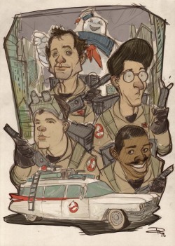 tuttibene:  Movies by Denis Medri Ghostbusters - Robocop - Scarface - The shining - Taxi driver - The godfather - Top gun  